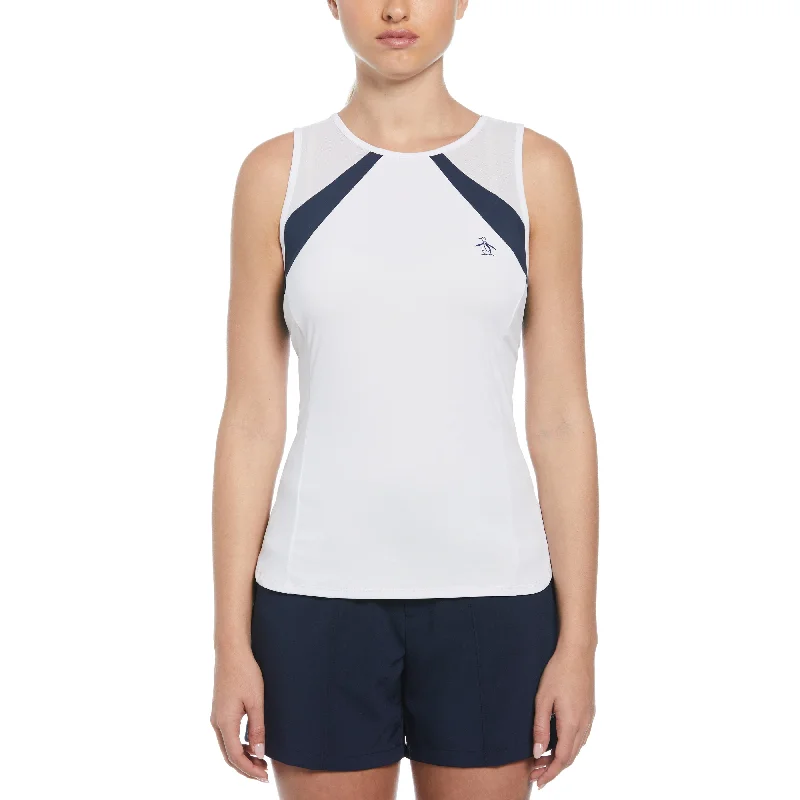 Women's Color Block Tennis Tank